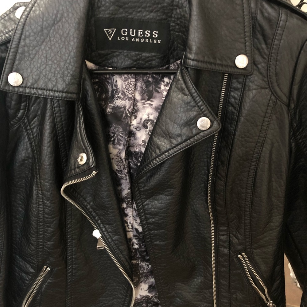 Guess Leather Jacket - Picture 3 of 3